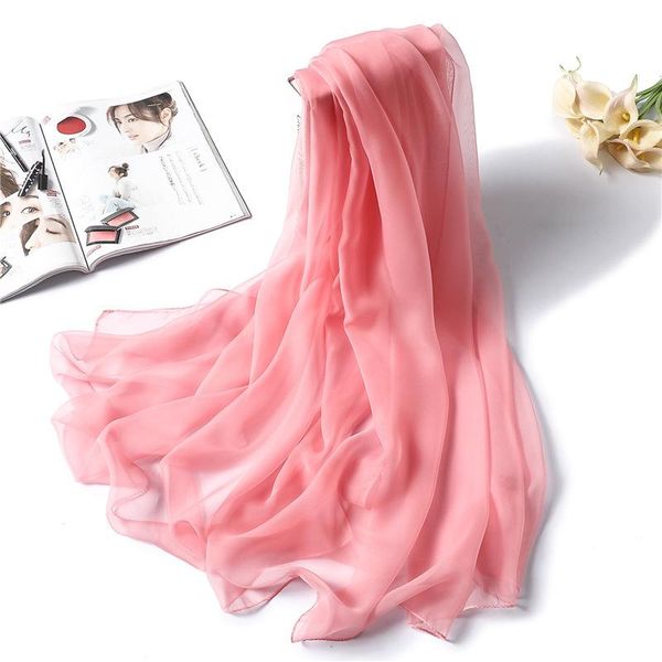 

scarves beach towel poncho solid color all-match soft scarf female silk-like korean headscarf summer sunscreen shawl foulard, Blue;gray