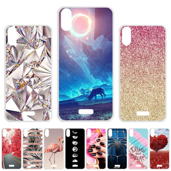 

taoyunxi silicone cover for wiki y80, diy painted silicone cover for wiki y80 and 80, 5.99 inch, with flower and animal patterns