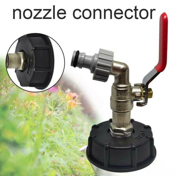 

new ibc faucet tote tank drain adapter threaded cap garden hose connector 1/2 inch hose faucet replacement smd661
