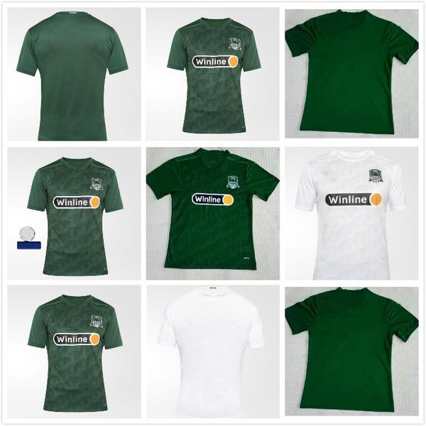 

20 21 fk krasnodar soccer jerseys home away 2020 2021 krasnodar rémy cabella matvey safonov wanderson tonny vilhena football shirts top, Black;yellow