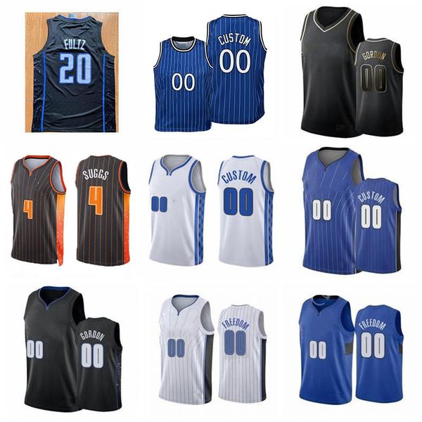 

custom basketball jerseys wendell carter jr franz wagner cole anthony jonathan isaac markelle fultz jalen suggs mo bamba chuma okeke terrenc, Black;red