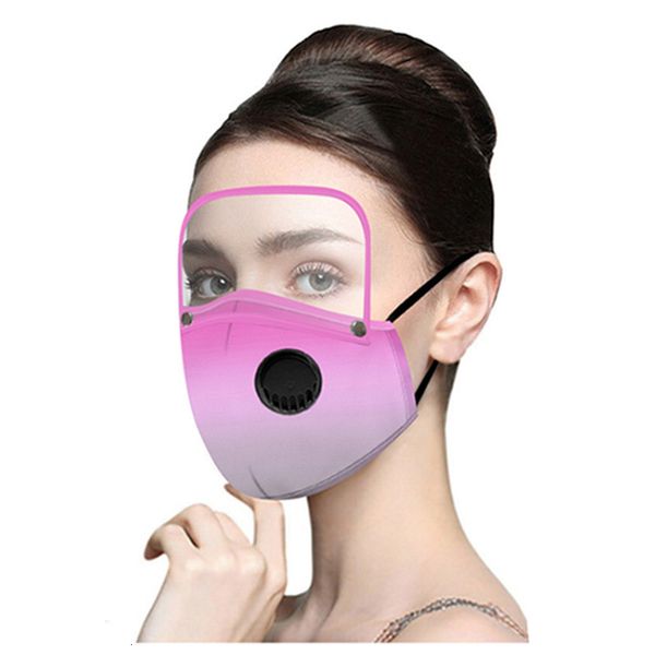 

disassembly factory protection 10 eye gradient color face shield suitable adults children pm2.5 breathable washable masks iia590