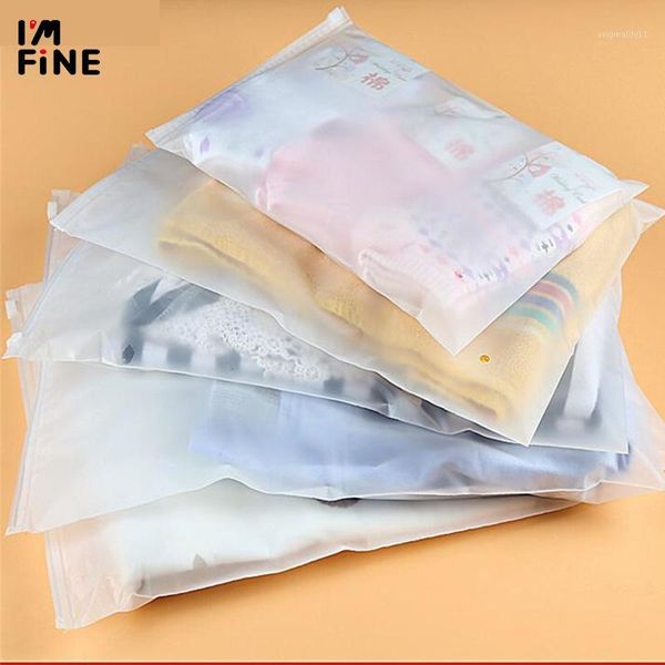 

10pcs bag matte plastic package bag zipper lock storage pouch t-shirts/clothes packaging1