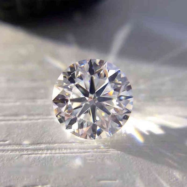 8mm D Colore Moissanite sciolto 2ct VVS1 Eccellente taglio brillante rotondo Creazione di gioielli Pietra Materiale fai da te Diamante da laboratorio