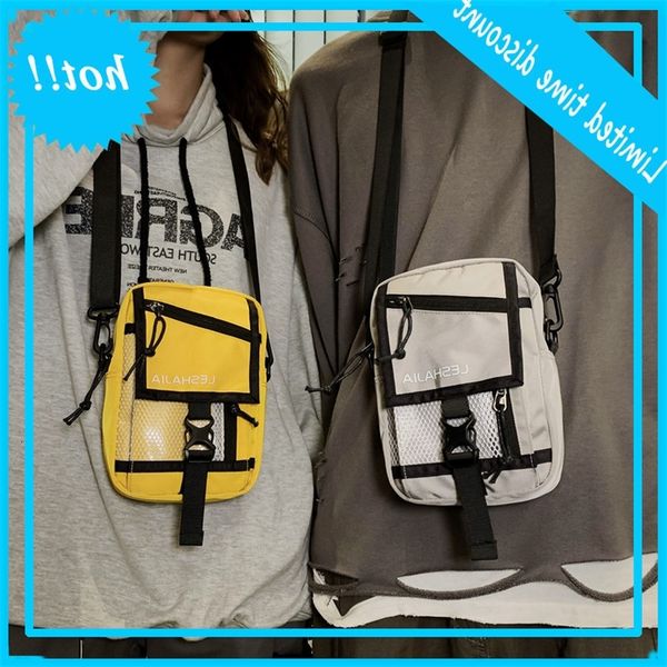 

ins korean version yuansuchao brand tooling men's 2020 new hip hop students' mobile phone bag women's