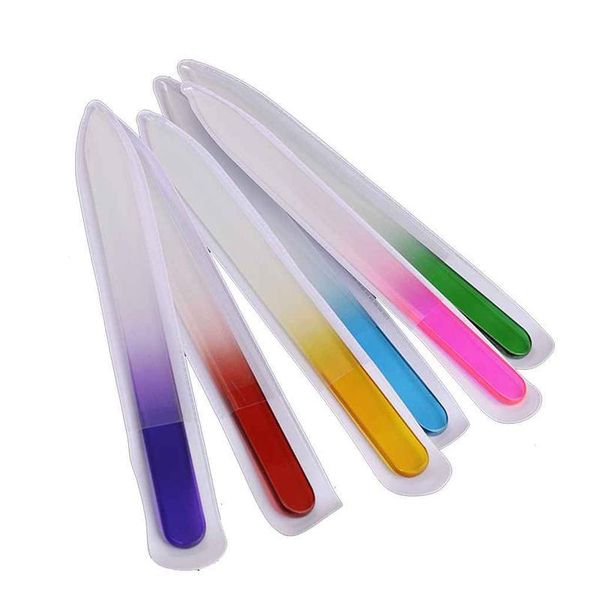 

6pcs/set nail file crystal polishing file glass nail art manicure file for women girl professional p jllroi