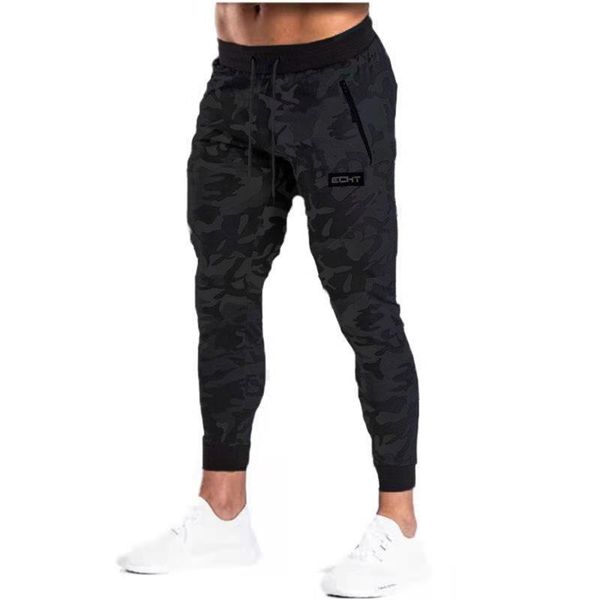 

men's pants casual skinny men jogger sweatpants gym fitness workout trousers male black camouflage running sports cotton track
