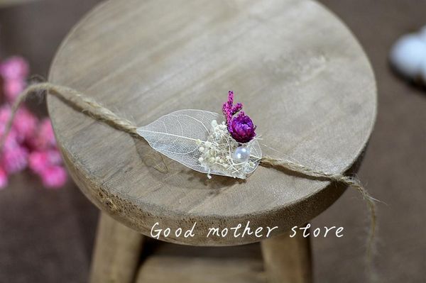 

pure handmade flower baby headband pgraphy prop fashion lovely beautiful dried flower headwear girl pgraphy shooting wmtmrf, Slivery;white