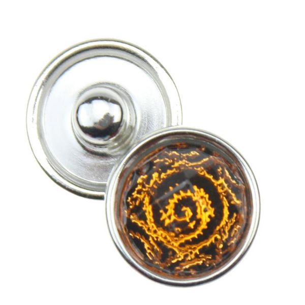 

10pcs/lot 12mm mini snaps jewelry cameo multicolor mixed stone snap buttons for snap jewelry 10pcs/ bbytae, Silver