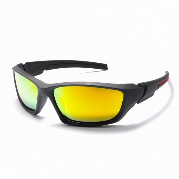 

sunglasses 2021 fashion polarized men designer vintage driving cycling sun glasses male goggles shadow uv400, White;black