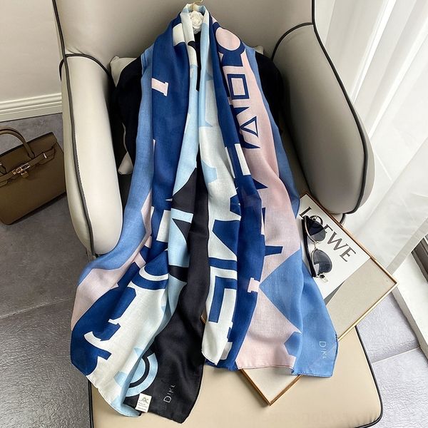 

p1c5 luxury-new style women039;s long scarves 100silk thin and good soft size print polka dot quality pattern 170cm 65cm, Black;white