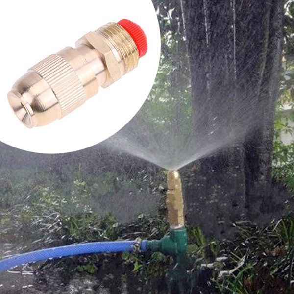 

watering equipments water spray nozzle garden sprinkler accessories sml adjustable flow brass misting syste tools