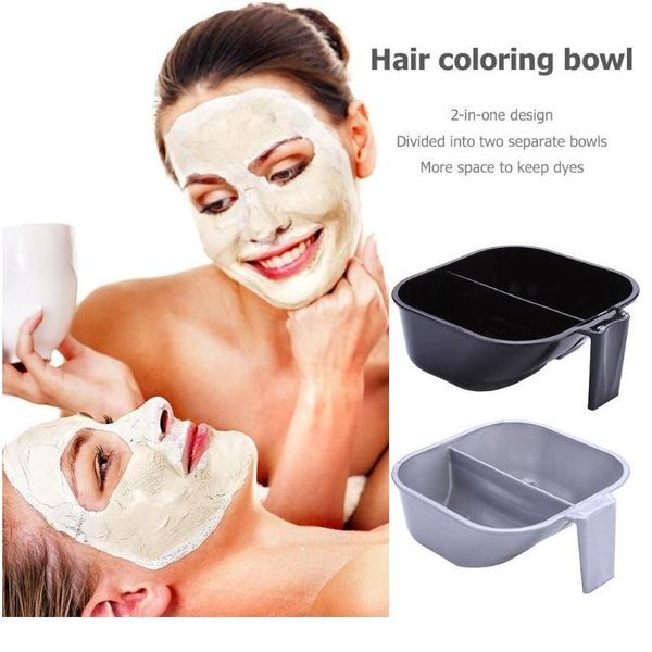 

2 in 1 dyeing bowl hair color mixing bowl dye stirrer hairdressing barber salon hair styling tools diy hair color qylkuo