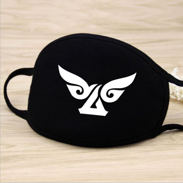 

simple black cycling breathable cotton dust cartoon expression muffle respirator mouth mask outdoor face 5anhhm