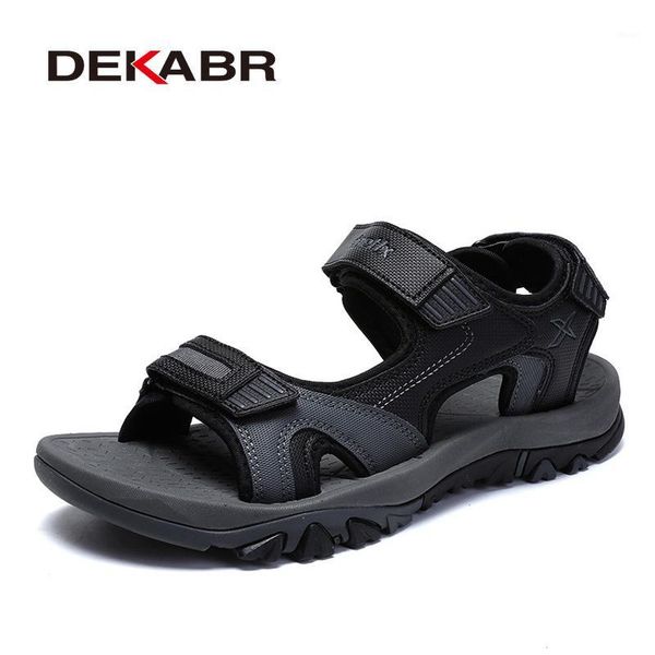 

fashion casual shoes men sandals summer beach outdoor men's big size 461, Black