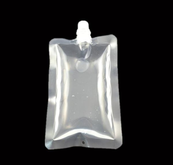 

bag dhl drink 500pcs 250-500ml packaging stand-up plastic spout pouch for beverage liquid juice milk coffee bags sn609