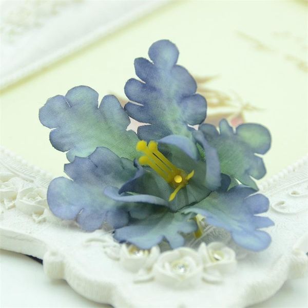 

10pcs lot 6cm silk orchid artificial flower head for wedding decoration diy wreath gift scrapbooking craft fake flowers bbyrpt ladyshome