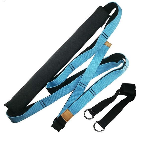

stretcher strap door adjustable yoga flexibility stretching leg pull training waist belt ballet dance exercise resistance band wmtinx