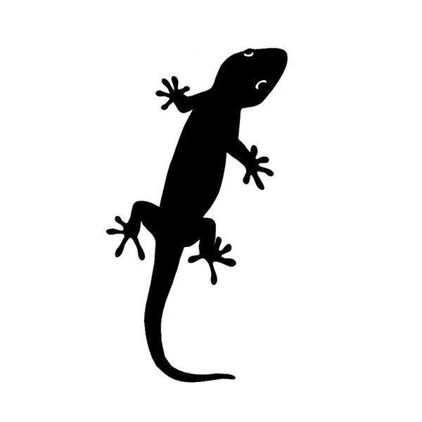 

7*12.9cm coolest gecko lizard car stickers vinyl accessories c12-1060
