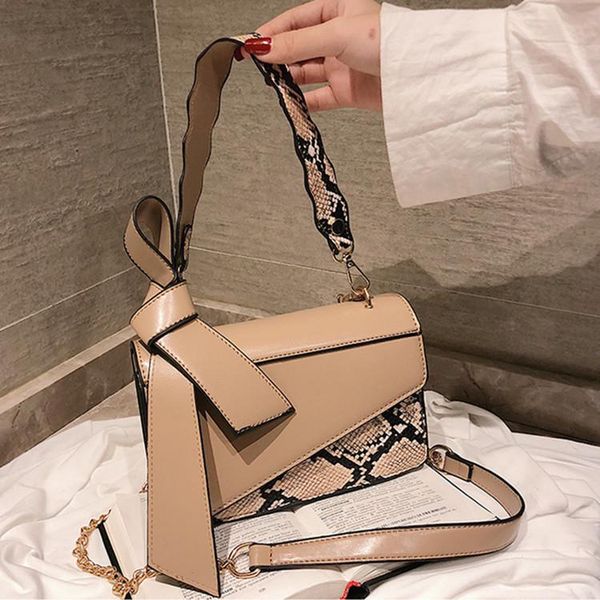 

shoulder bags oluolin women arrive pu leather serpentine messenger crossbody