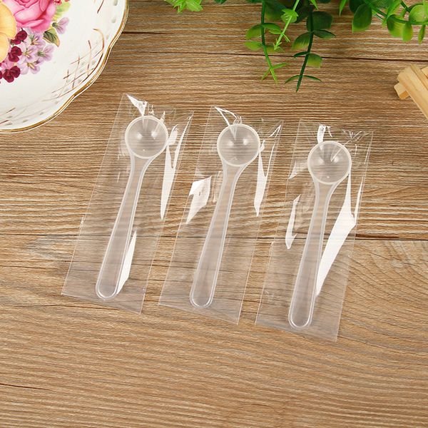 

milk 1g/2ml for clear plastic coffee measuring spoon protein powder kitchen scoop