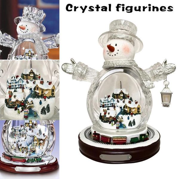 

paintings-wonderland express-masterpiece edition crystal snowman figurines 66cy1