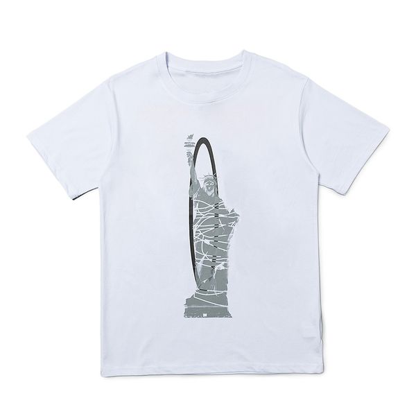 

mens designer t shirt new arrival men women casual short sleeve mens hip hop tee 2 colors, White;black