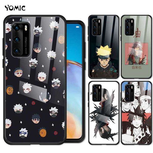 

1dwjapane animation naruto is huawei p30, p40 pro, p smart 2019, z, p20, p10 lite toughened glass shell, mobile phone shell
