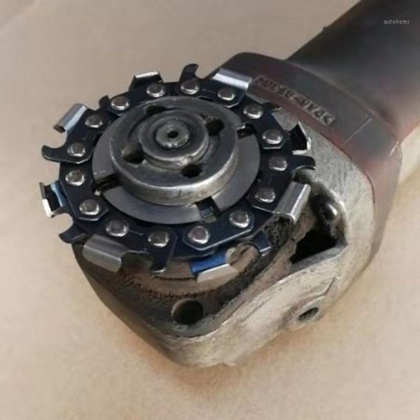 

2.56" 8 tooth chain saws disc for 100/115 angle grinder woodworking chain grinder saws disc plate tool wood carving1