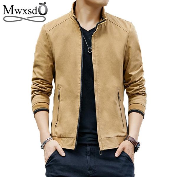 

autumn men fashion casual cotton jacket and coat men plus size m-4xl mens outerwear elegant jacket, Black;brown