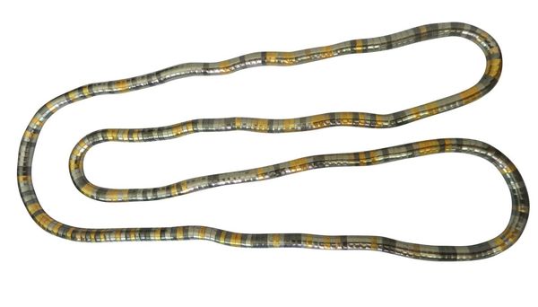 

chains manufacture wholesale 5mm 90cm iron bendable flexible snake necklace,1pcs/pack, Silver