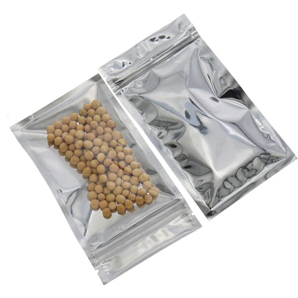 

12*20cm front clear plastic / silver aluminum 100pcs/lot zip lock bag retail zipper ziplock mylar foil packing pouch who