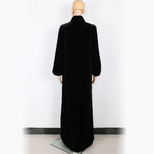 

nerazzurri floor length faux fur coat women black extra long plus size warm outerwear winter furry fake fur overcoat 5xl 6xl 7xl 201209