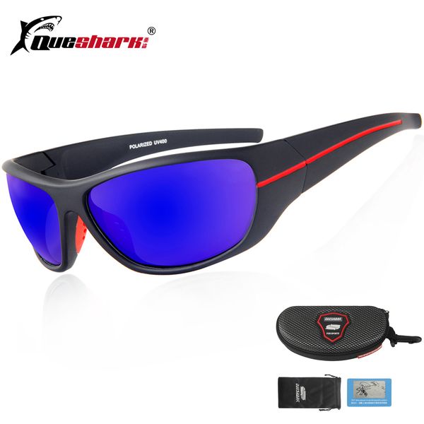 

queshark anti-uv polarized sunglasses sports camping hiking cycling climbing eyewear fishing glasses