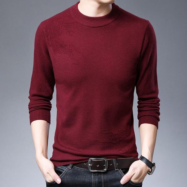 

men's sweaters 8xl 7xl 6xl 5xl 2021 autumn winter thick warm men casual simple all match solid long sleeve knitting pullovers, White;black