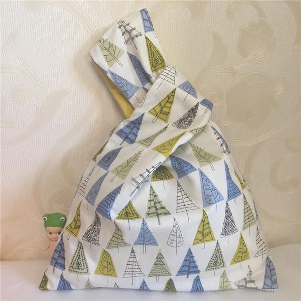 

yile хлопок twill wrap wrap wrap writ bag key phone lining writlet mum's bag bag красочное дерево белое основание w10 h bbyamd