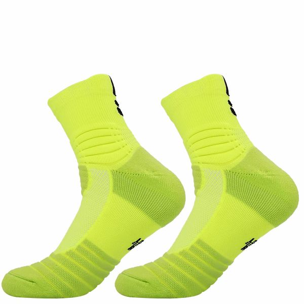 

new arrive blank sock 214# 6 colors men customize quick drying t-shirt uniforms jersey football sock, Black;yellow