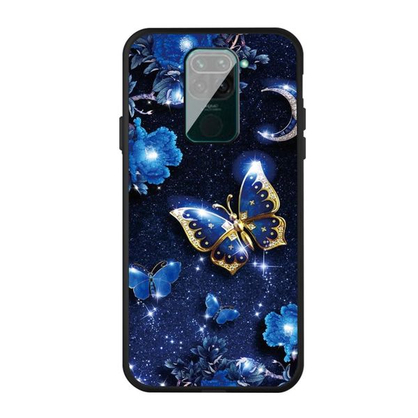

for xiaomi redmi note 9 pattern printing embossment tpu mobile case