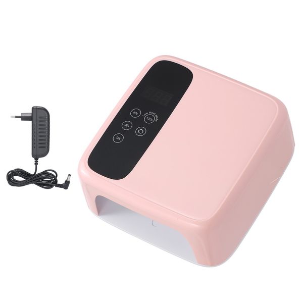 

72w smart nail lamp with lcd display memory & pause timer function led uv gel nail dryer nail curing lamp led light for nails beauty