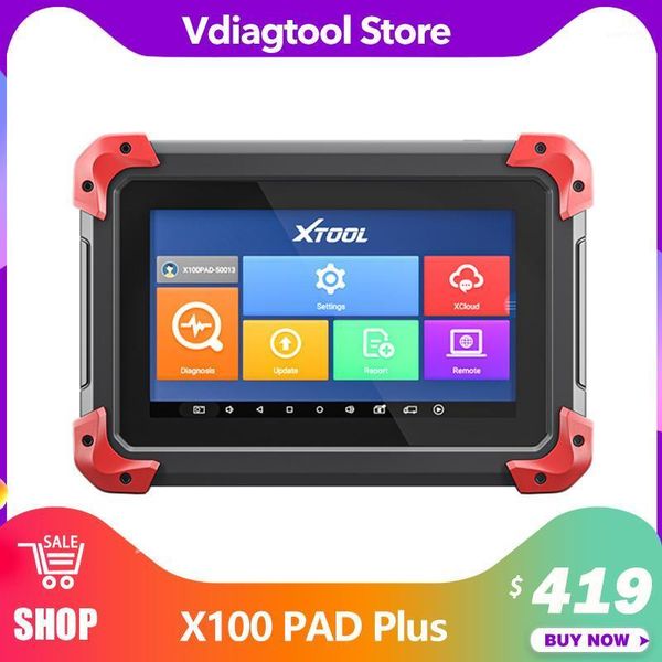 

xtool x100 pad plus obdii car diagnostic tool x100 key programmer with 12 special functions update online1