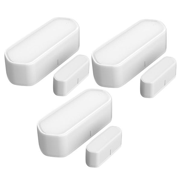 

smart home sensor univeral wifi rechargeable netic door alarm support tuya (3set)