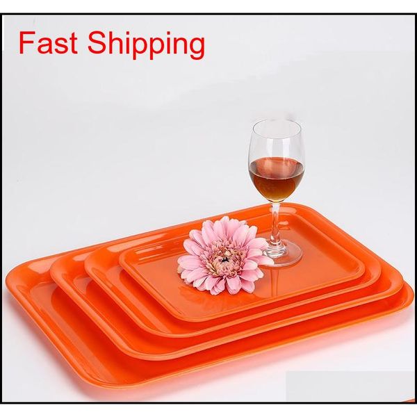 

27*20cm 33*25cm rectangular breakfast plate plastic tray l cake fast food bread fru qyliwu tore2010