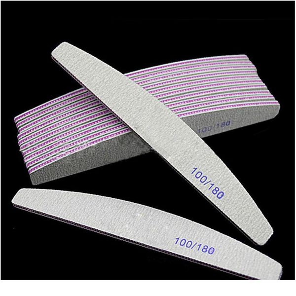 

sandpaper nail file lime 100/180 double side sanding buffer block set grey nail files for uv gel polish manic qylkvp