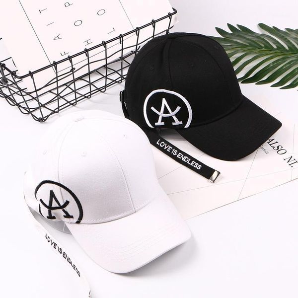

new men's long belt a embroidery baseball caps women cotton hip hop snapbacks drake hats sunscreen casquette gorros1, Blue;gray