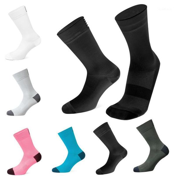 

bmambas professional cycling bike sport socks breathable road bicycle socks1, Black
