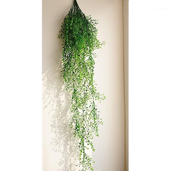 

home decor artificial plant vine garland fake foliage flower creeper wall hanging plants decor for wedding house decoration1