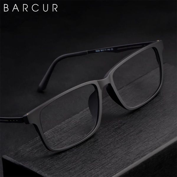 

carcur titanium optical eyeglasses frame для мужчин легкий вес тр-90 рама женщины очки с гибкими храмами рецепт, Black