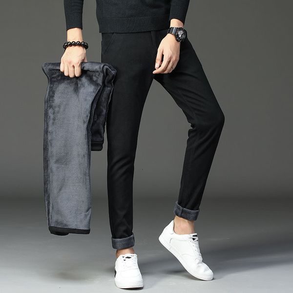 

2021 men's trousers autumn new thin little feet long pants young htyp, Black
