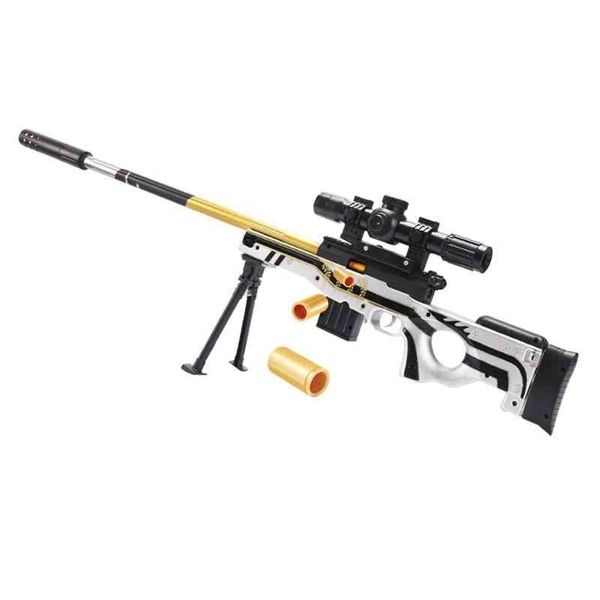 

0111awm children's toy shell throwing soft bullet gun boy simulation child large sniper grab 98k chicken
