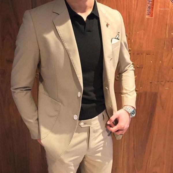 

handsome groomsmen notch lapel groom tuxedos wedding dress men suits blazer prom dinner (jacket+pants+tie) k2291, White;black